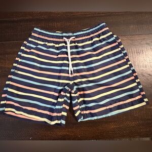 Trunks Surf & Swim Co. Striped Swim Trunks Board Shorts Size Small